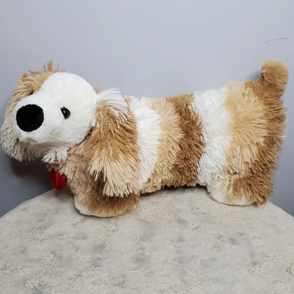 Dan Dee Collectors Choice Valentine's Dachshund Dog w/Red Heart‎ Color Plush 18